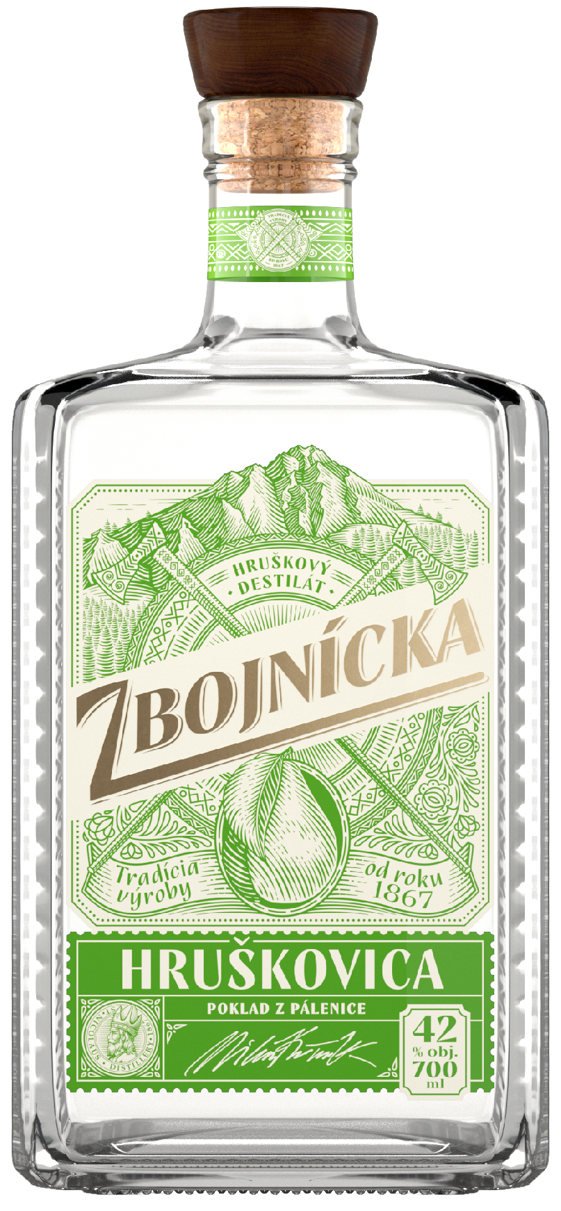 Zbojnícka Hruškovica 0,7l 42%