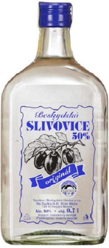 Beskydská Slivovice 50% 0,7l (holá láhev)