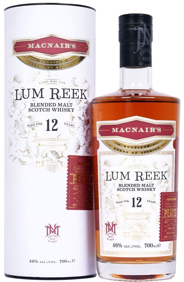 MacNair's 12yo Lum Reek Peated 46% 0,7l (tuba)