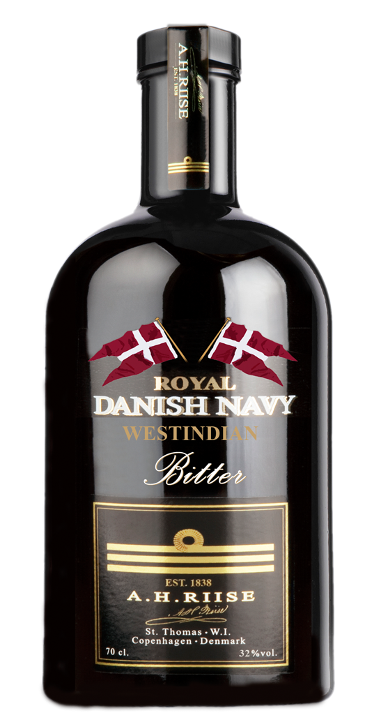 A.H.Riise Royal Danish Navy Bitter 32% 0,5l (holá láhev)