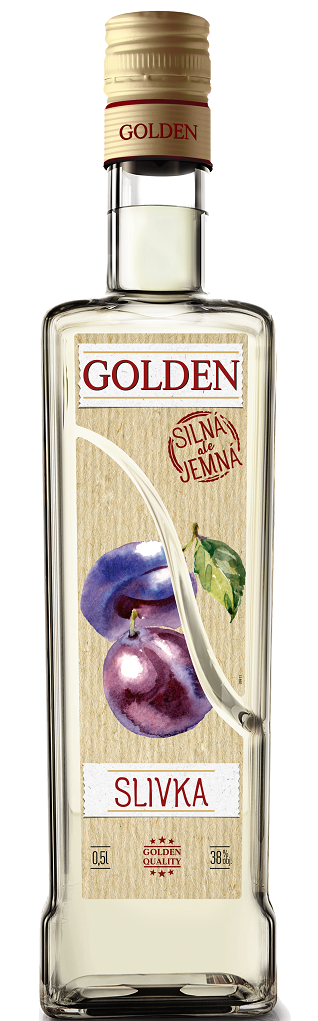 Golden Slivka 38% 0,5l (holá láhev)