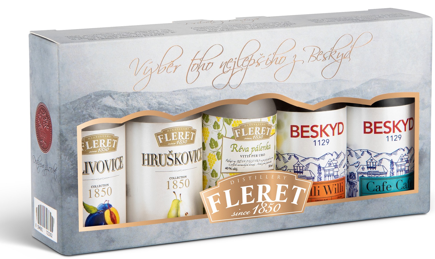 Fleret Gift Box 5×0,05l 44%