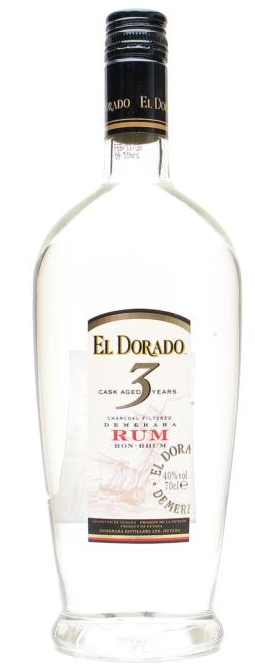 El Dorado 3 letý 40% 0,7l (čistá flaša)