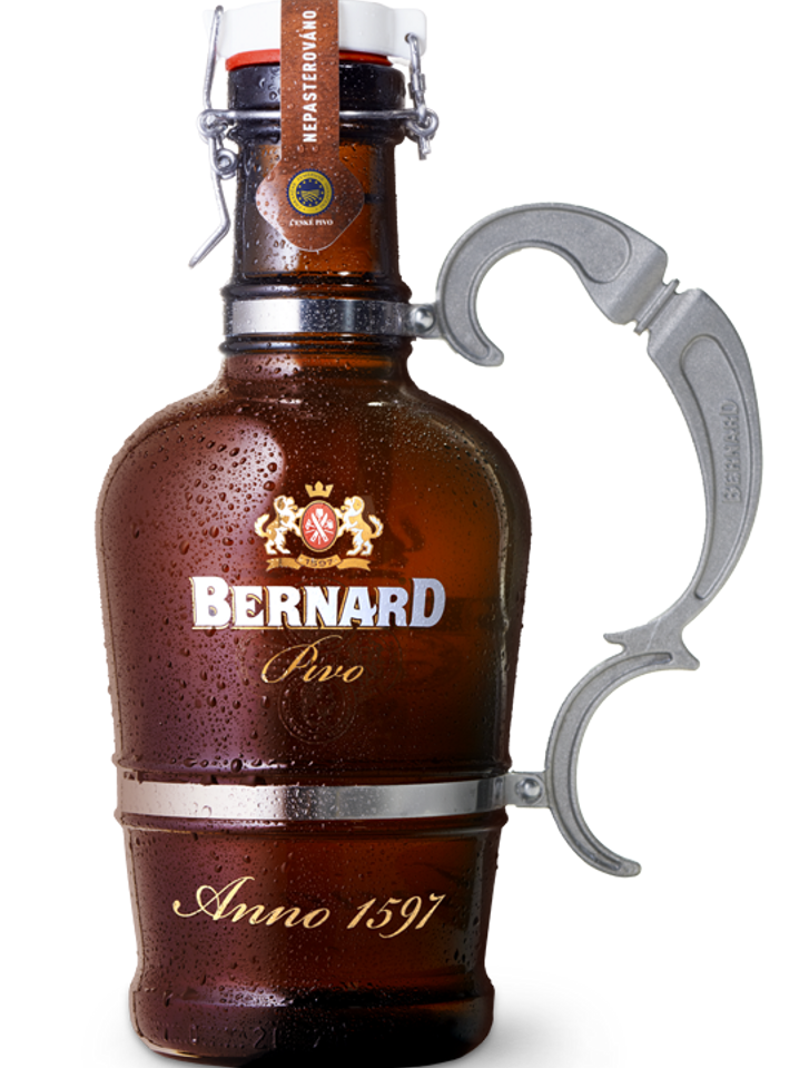 Bernard 12° Nefiltrovaný Ležák Džbán 2l