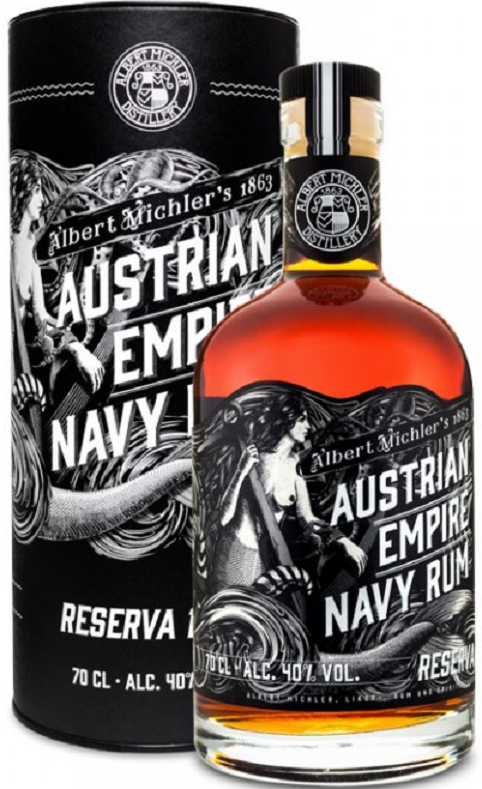 Albert Michler Distillery AUSTRIAN EMPIRE RESERVA + tuba 0,7l 40%