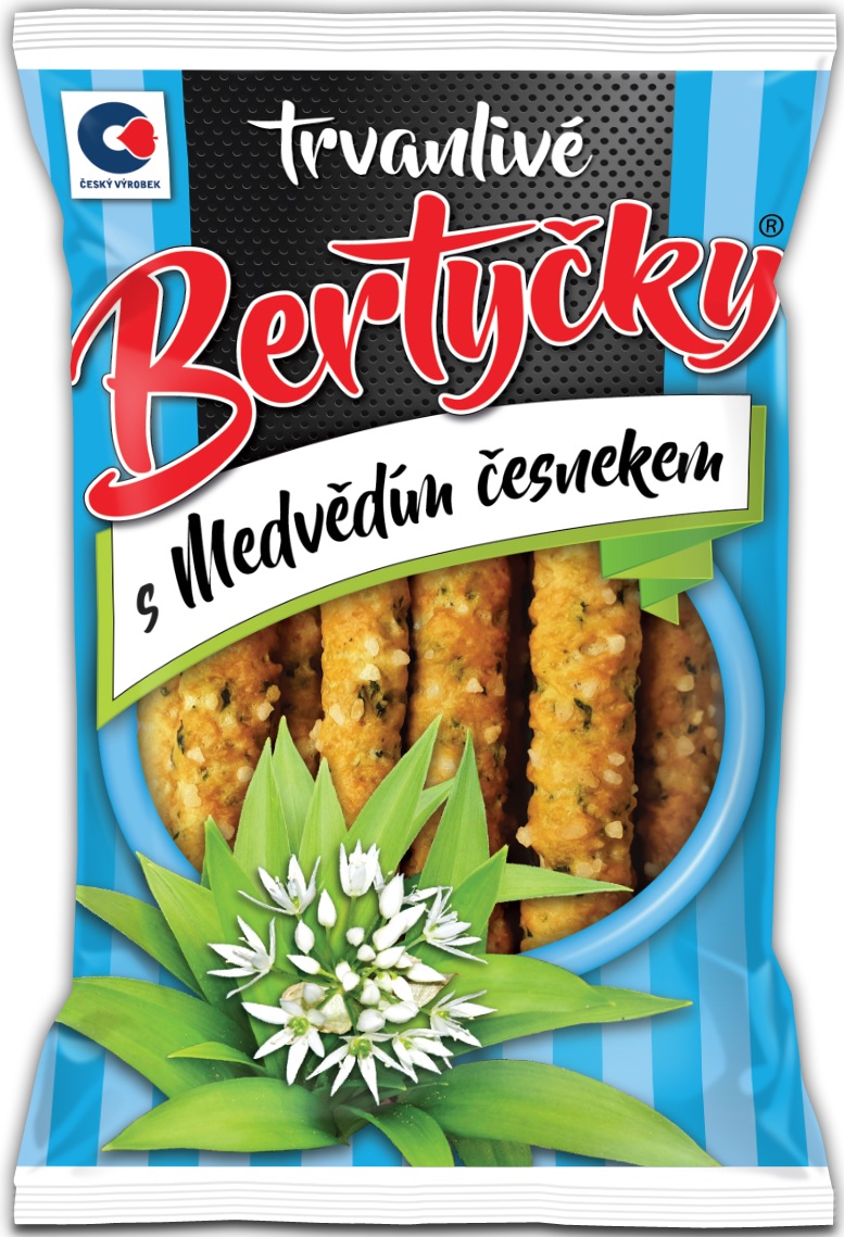 Bertyčky Medvědí Česnek 90g