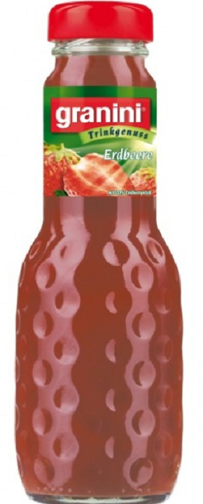 Granini Jahoda sklo 0,2l