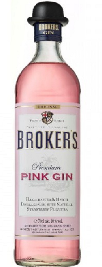 BROKER'S PINK GIN 40% 0,7l (hola lahev)