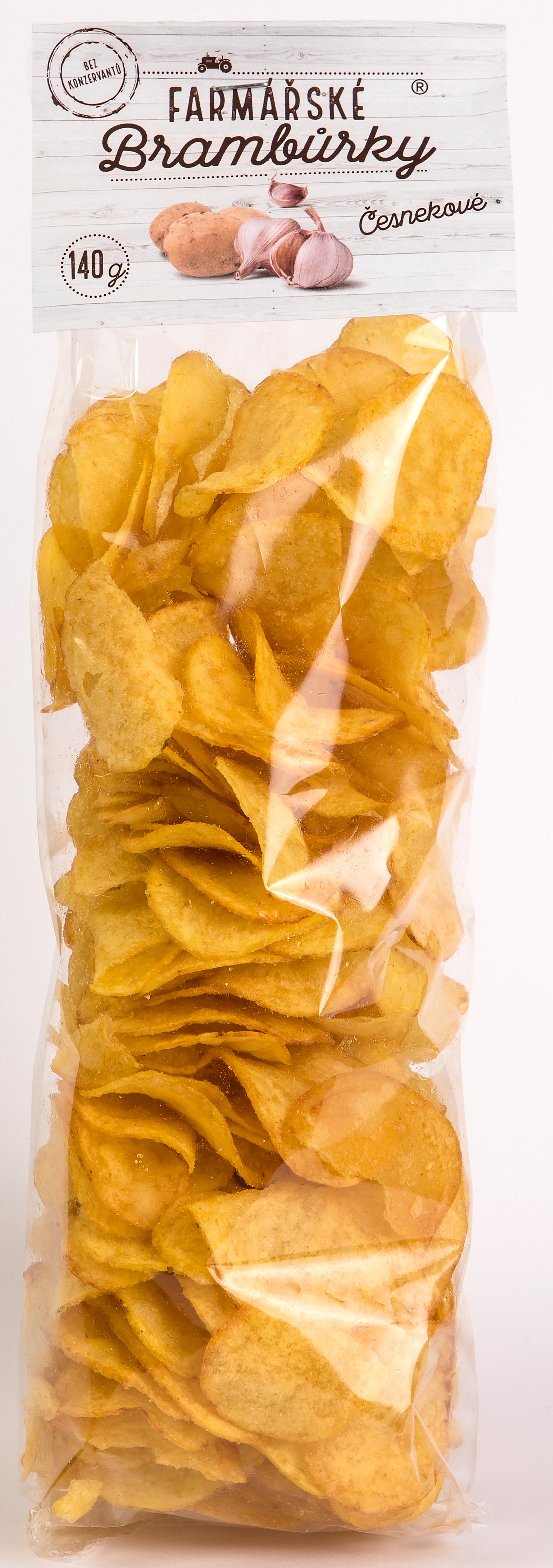 Farmářské Brambůrky Česnekové 140g