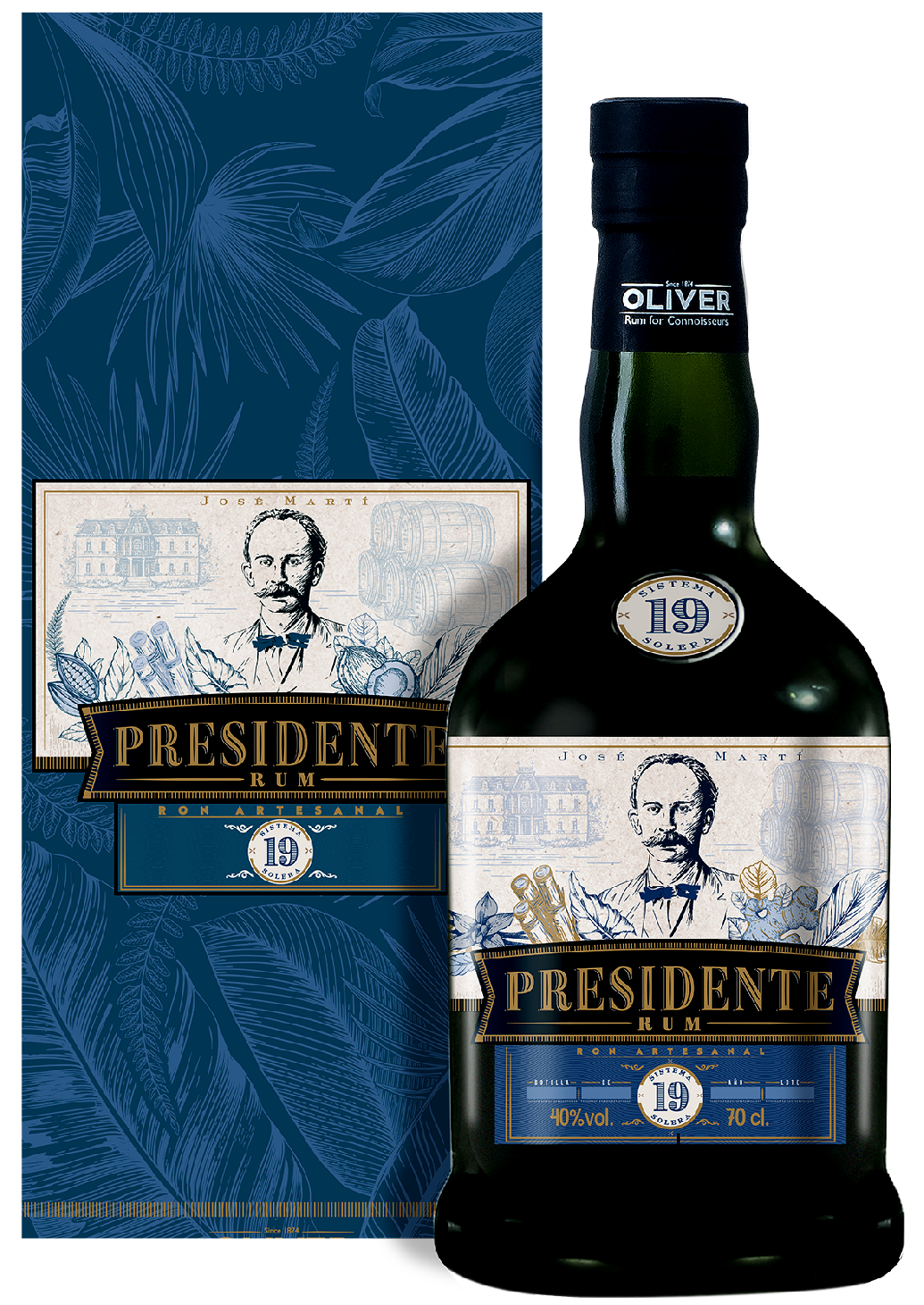 Presidente 19 Sistema Solera 40% 0,7l (karton)