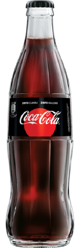 Coca Cola Zero sklo 0,33l