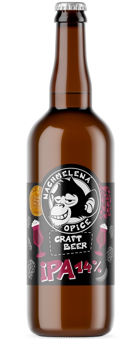 Nachmelená Opice IPA 14% 0,75l
