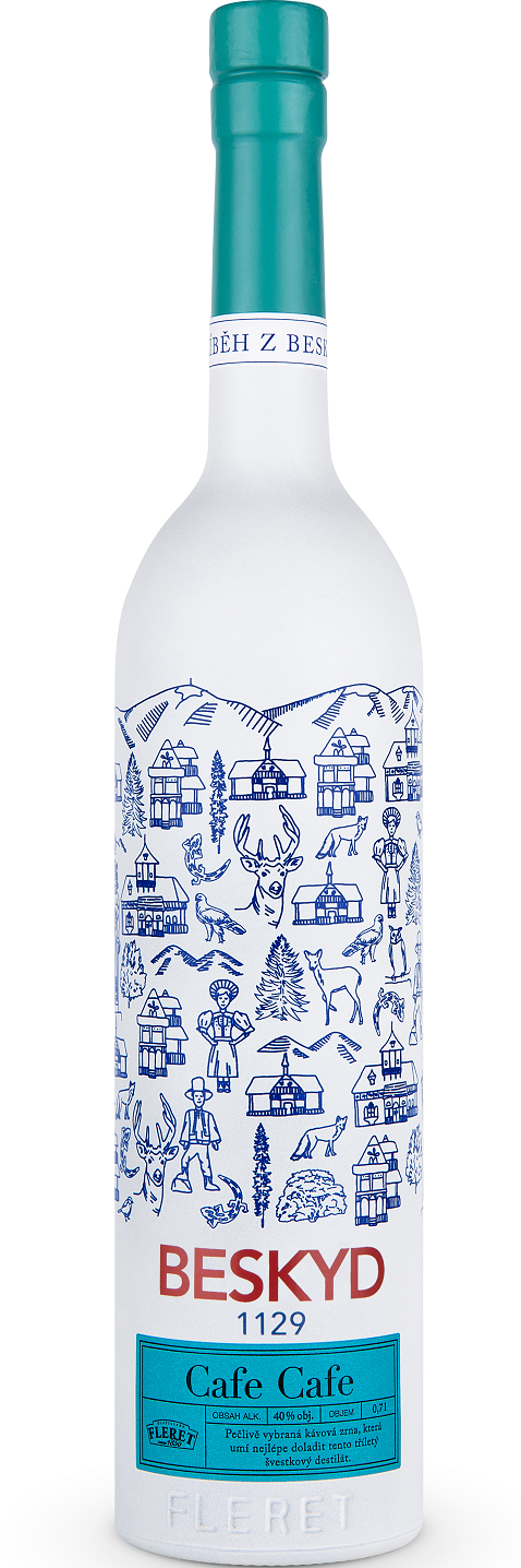 Beskyd 1129 Cafe Cafe 40% 0,7l (holá láhev)