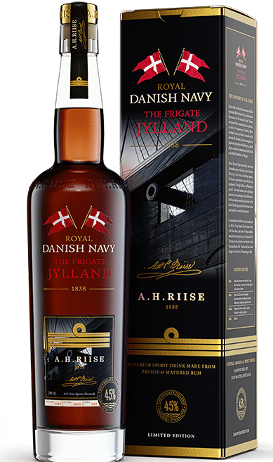 A. H. Riise Royal Danish Navy The Frigate Jylland 45 % 0,7 l