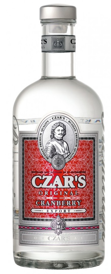 Vodka Czar's Cranberry 40% 0,7l (holá láhev)