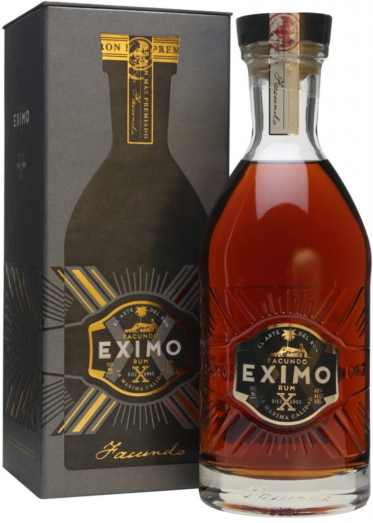 Bacardi Facundo Eximo X 40%, 0,7l karton