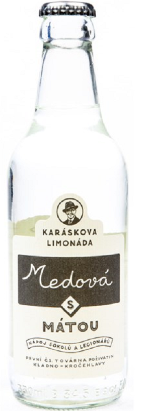 Karáskova Limonáda Medová s Mátou 0,33l