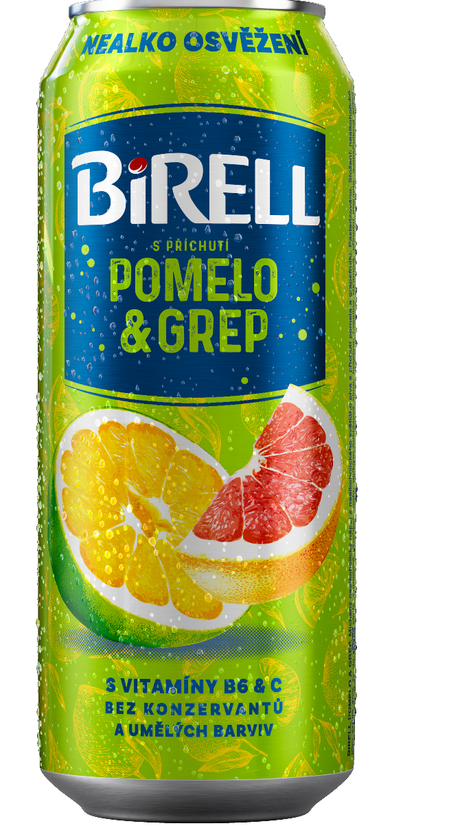 Birell Pomelo a grep 0,5l (plech)