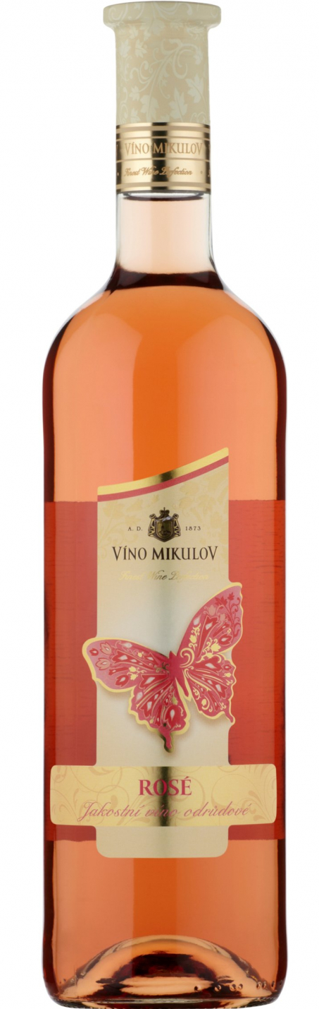 Motýl Rosé 0,75l (holá láhev)