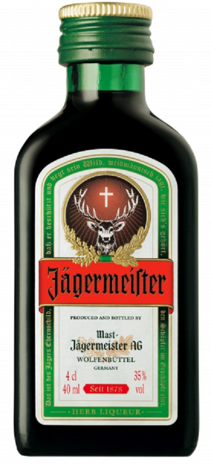 Jägermeister MINI 35% 0,04l (holá láhev)