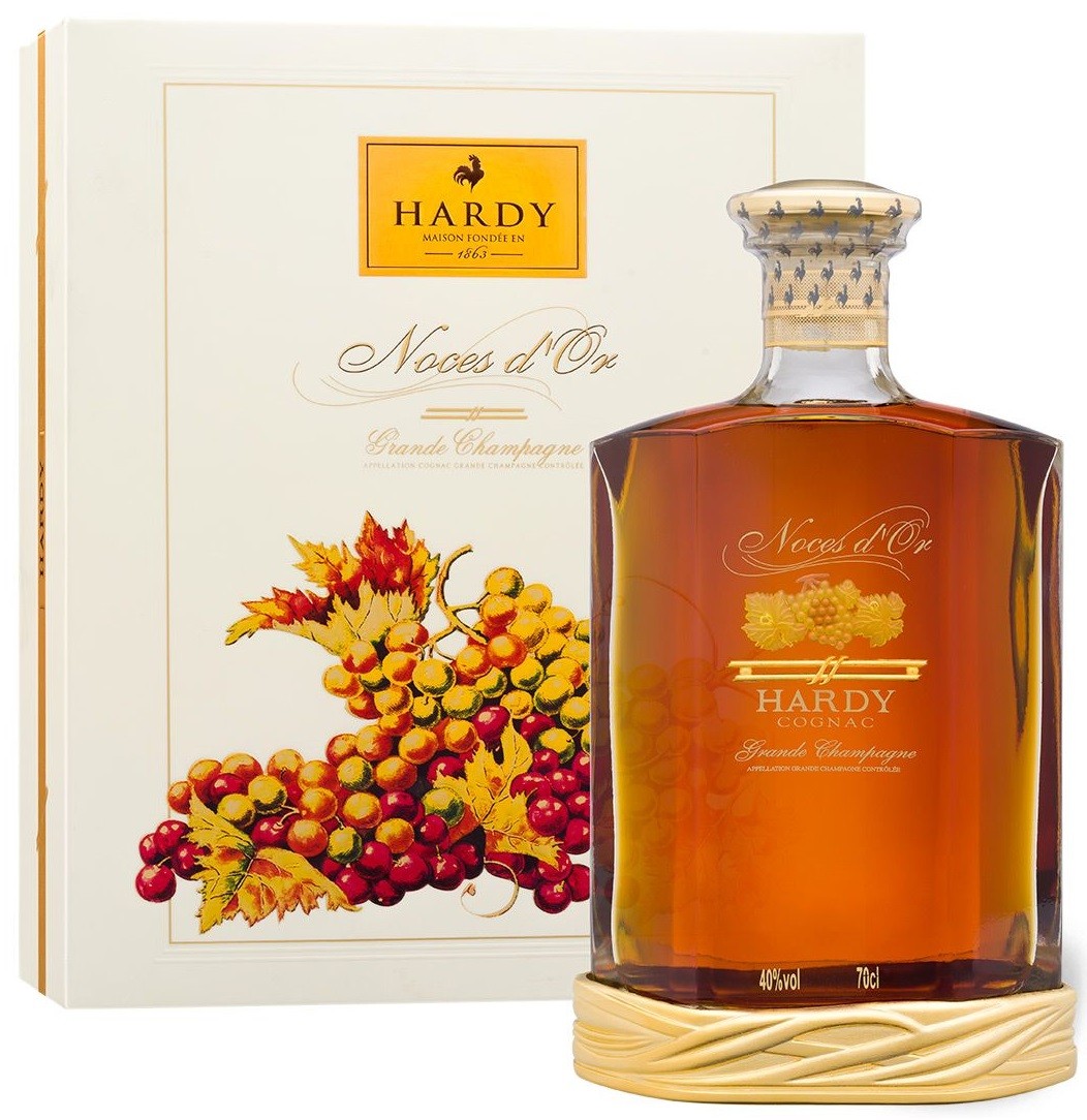Hardy Noces D`OR Grande Champagne 40% 0,75l (kazeta)