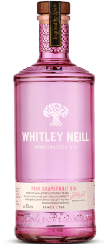 Whitley Neill Pink Grapefruit 41,3% 0,7l (holá láhev)