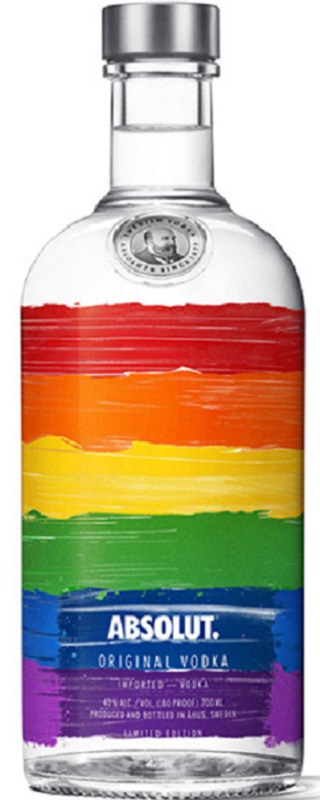 Absolut Rainbow 40% 0,7l (holá láhev)