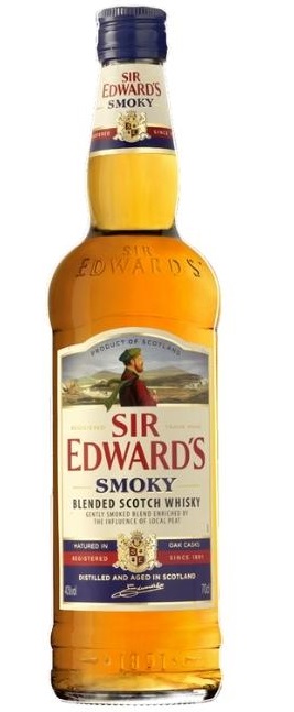 Sir Edward's Smoky Blended Scotch Whisky 40% 0,7l (Karton)
