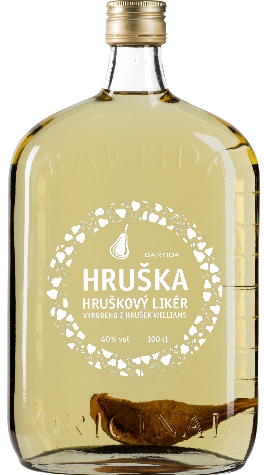 Bartida Hruška 40% 1 l (holá láhev)