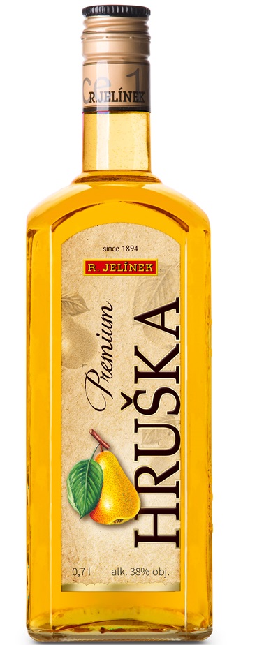 Hruška Premium 38% 0,7l (holá láhev)