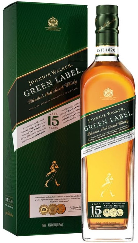 Johnnie Walker Green 15y 43% 0,7 l (karton)
