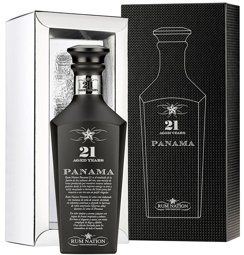 Nation Panama Black 21y 43% 0,7 l (karton)