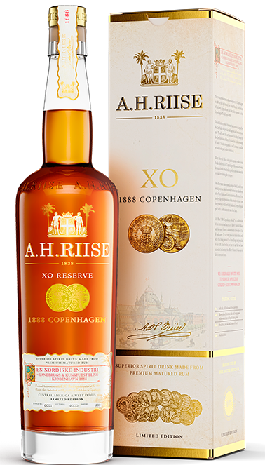 A. H. Riise 1888 Copenhagen Gold Medal Rum 40% 0,7 l (holá láhev)