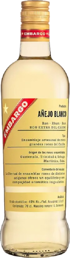 Embargo Anejo Blanco 40% 0,7l (holá láhev)
