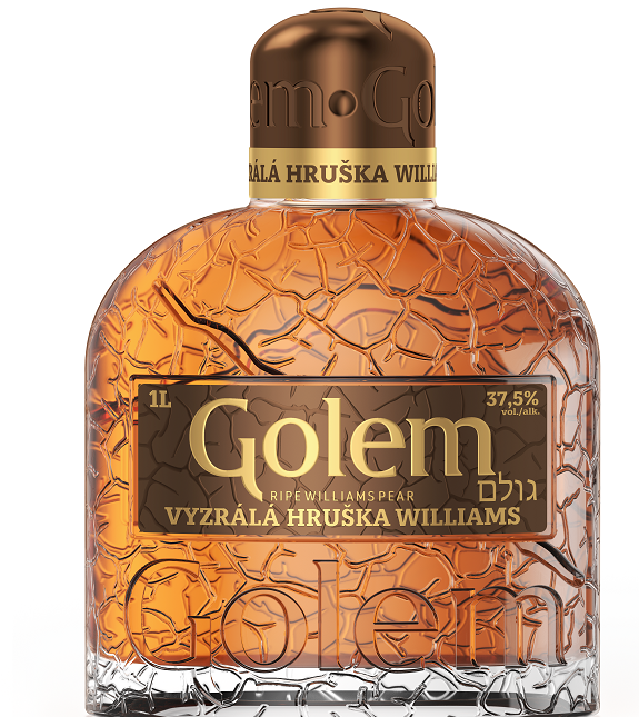 golem vyz.hruška williams nová lahev 37,5% 1l (holá láhev)
