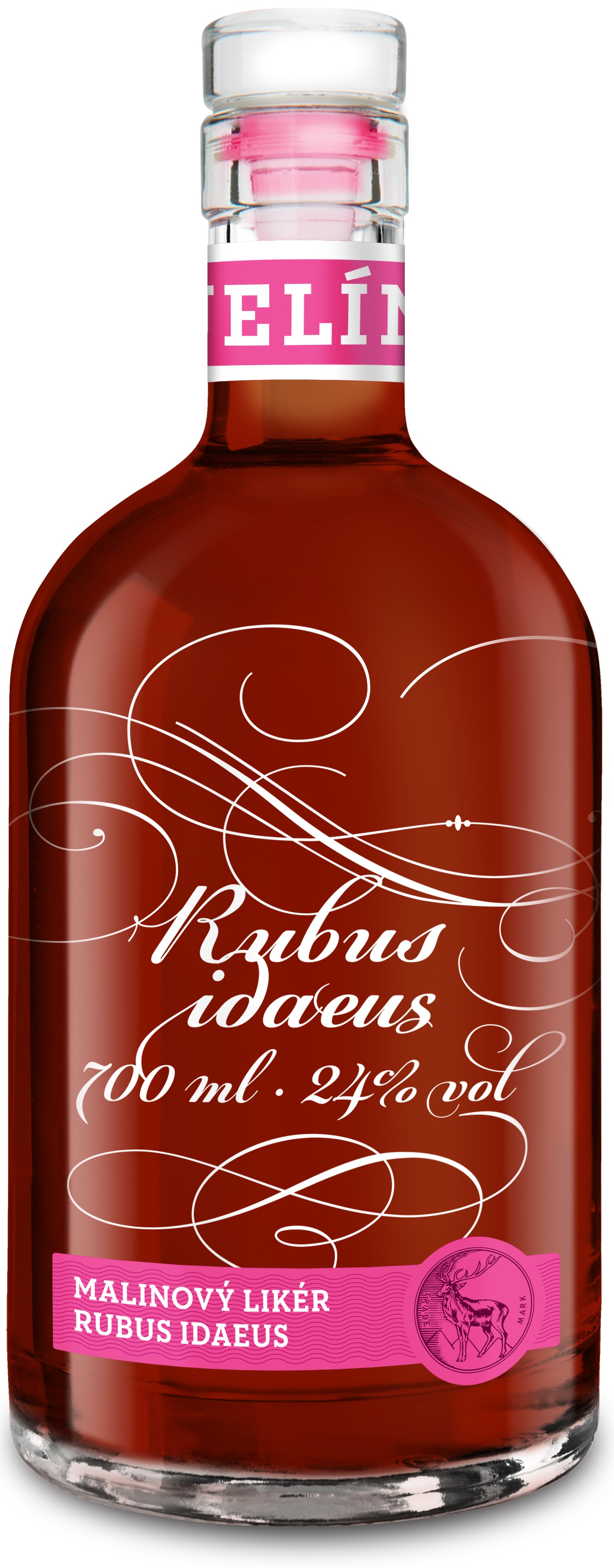 Malinový Likér Rubus Idaeus 24% 0,7l (holá láhev)