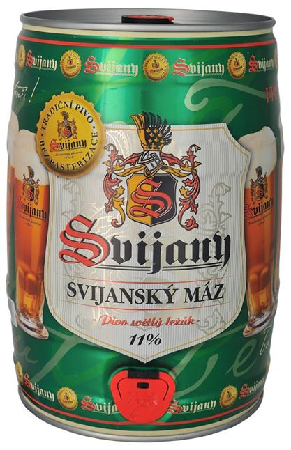 Soudek piva 5l Svijanský Máz 11%