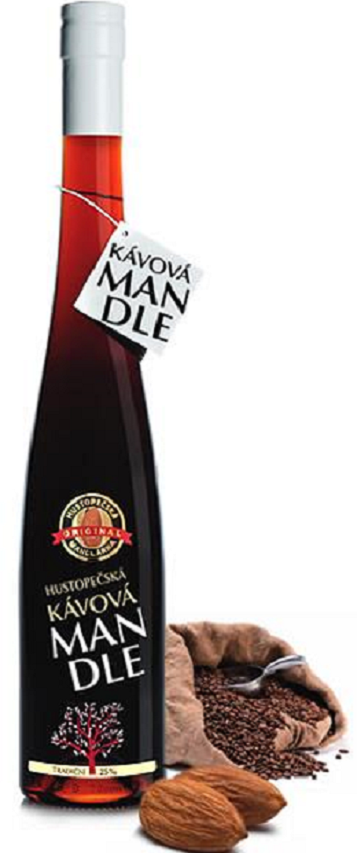 Hustopečská Kávová Mandle 25% 0,5l (holá láhev)