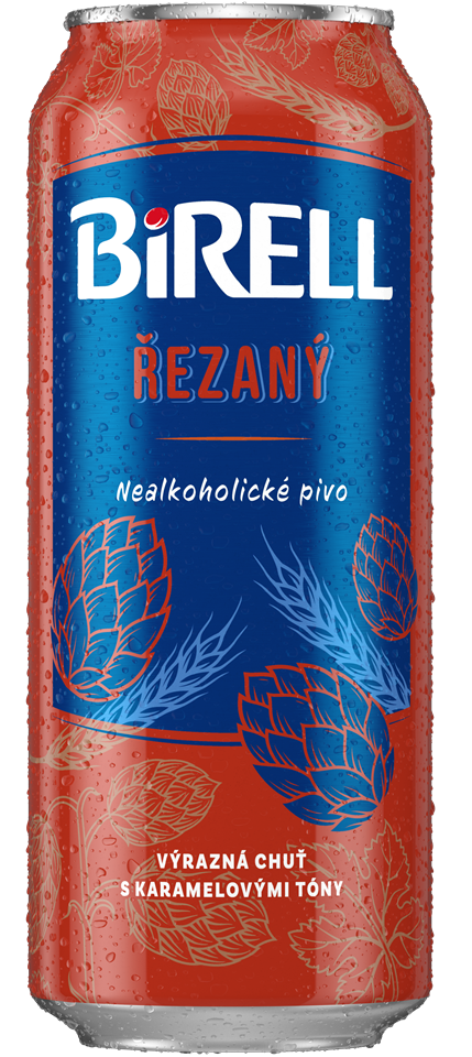 Birell Polotmavý plech 0,5l