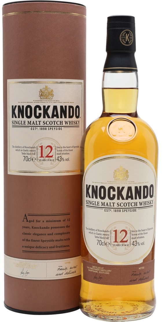Knockando 12y 0,7l 40% (tuba)