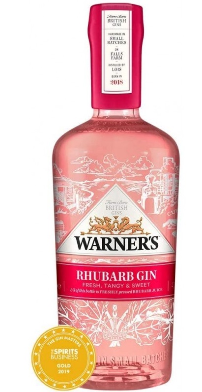 Gin Warners Rhubarb Gin 40% 0,7l