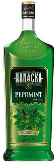 Hanácká Peprmint 20% 1l (holá láhev)