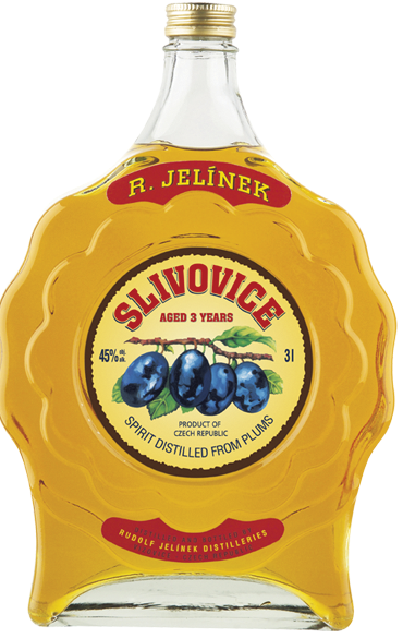 R. Jelínek Slivovice Zlatá 45% 3,0L (dárkové balení kazeta)
