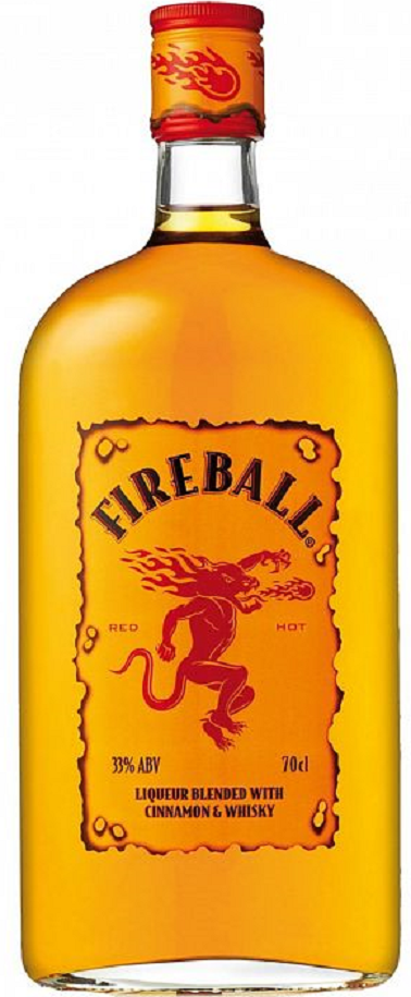 Fireball Cinnamon 0,7 l (holá láhev)