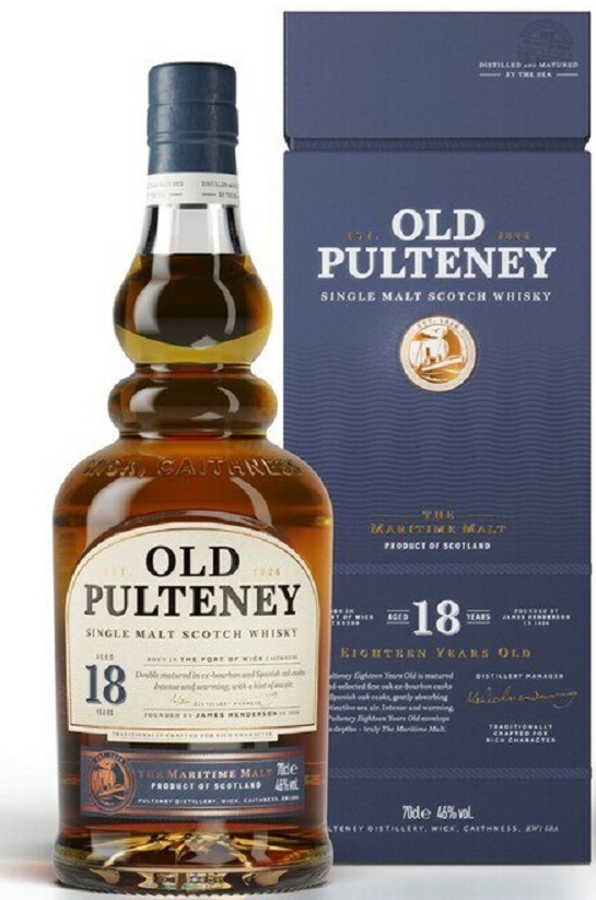 Old Pulteney 18 YO 46% 0,7l v dárkové krabičce