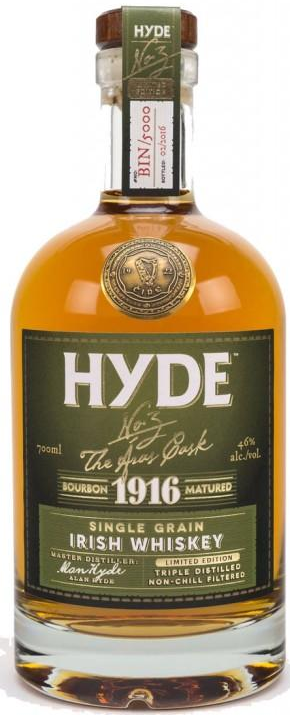 HHyde Whisky Bourbon NO.3 6yo Single Grain 46% 0,7 l (holá láhev)