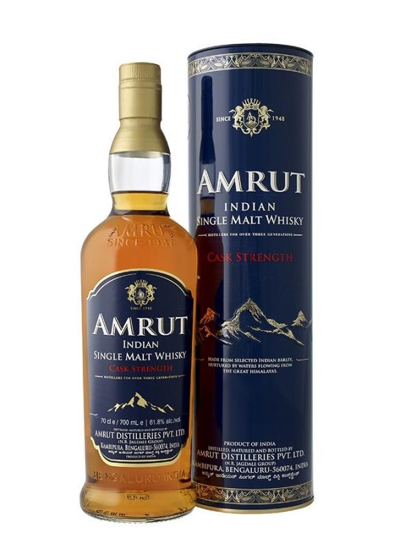 Amrut Cask Strength 61,8% 0,7l (tuba)
