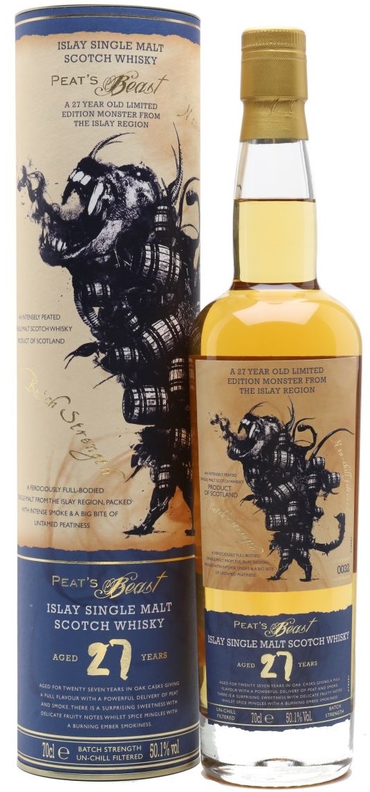Peats Beast 27yo 50,1% 0,7l (tuba)