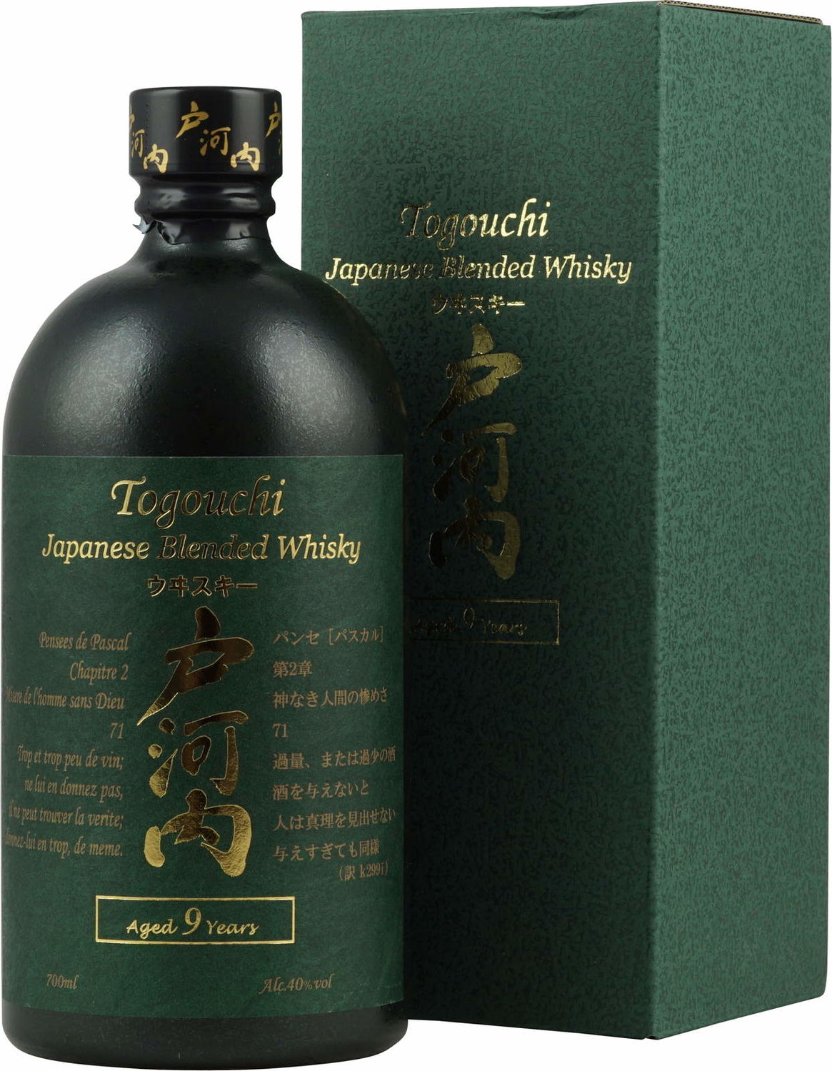 Togouchi 9 yo 40 % 0,7 l