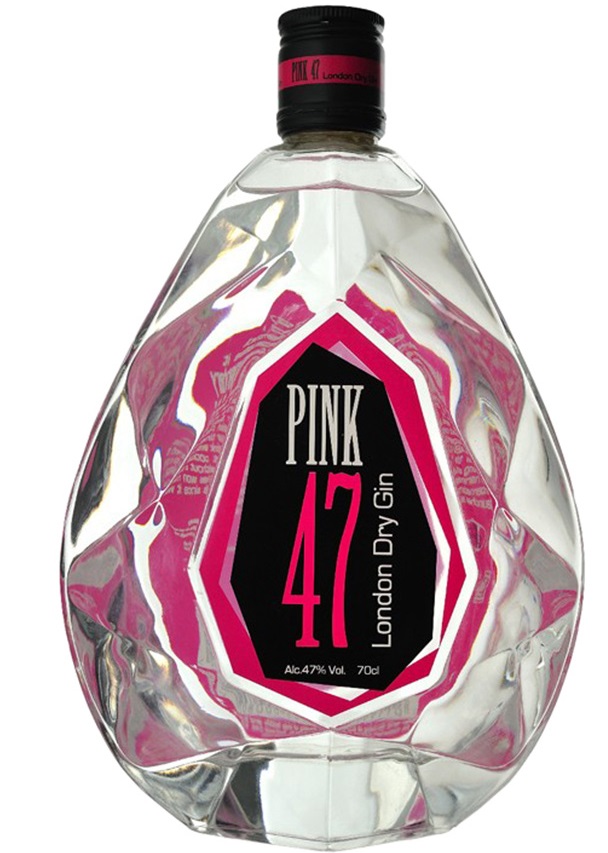 London Dry Gin Pink 47 47% 0,7l (holá láhev)